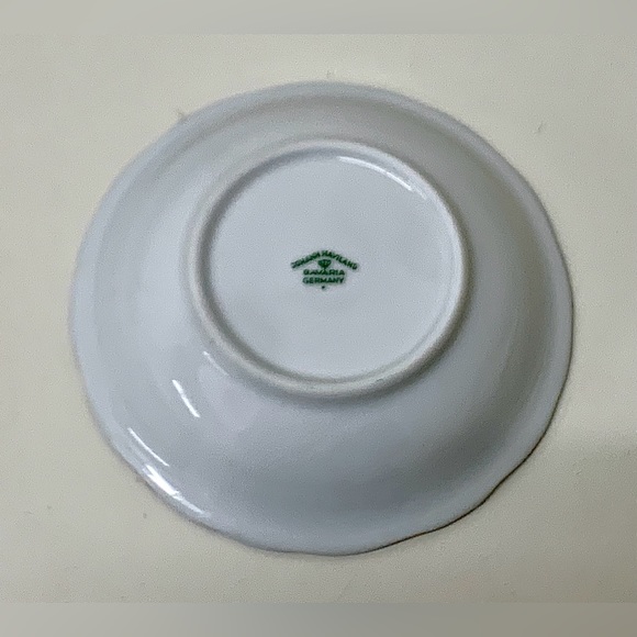 Vintage Discontinued Johann Haviland Blue Garland Dessert Fruit Sauce Bowl - Picture 7 of 14